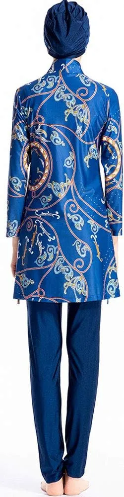 Muslim Swimsuits for Women Plus Size, Modest Islamic Arabic Swimwear Burkini Hijab