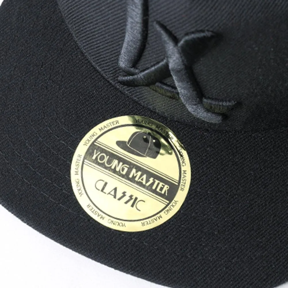 N10 Classic Punk Hip-Hop Baseball Cap,Flat-Brimmed Hat,100% Cotton Adjustable Snapback Hat for Men Or Women