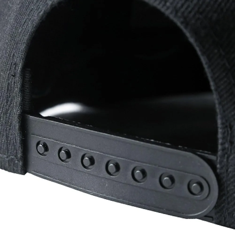 N10 Classic Punk Hip-Hop Baseball Cap,Flat-Brimmed Hat,100% Cotton Adjustable Snapback Hat for Men Or Women