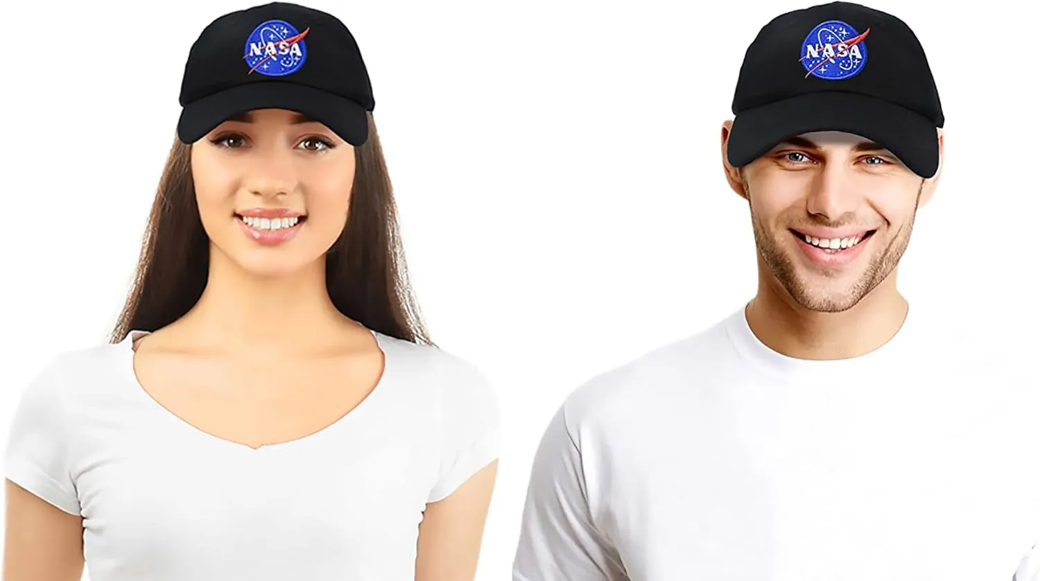 NASA Logo Baseball Cap Vintage Twill Embroidery Dad Hat Hip Hop Baseballcap Adjustable