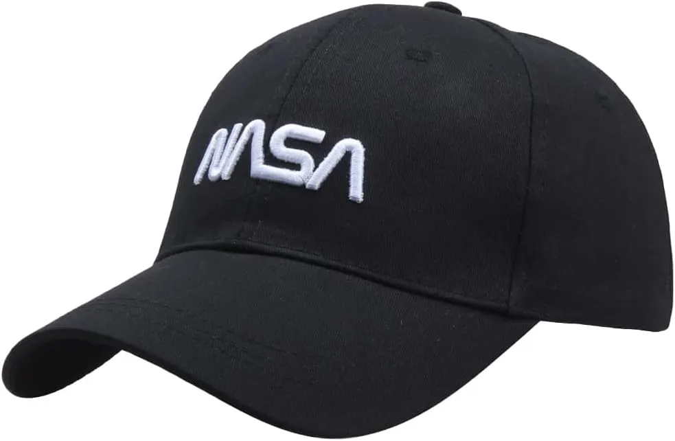 NASA Logo Baseball Cap Vintage Twill Embroidery Dad Hat Hip Hop Baseballcap Adjustable