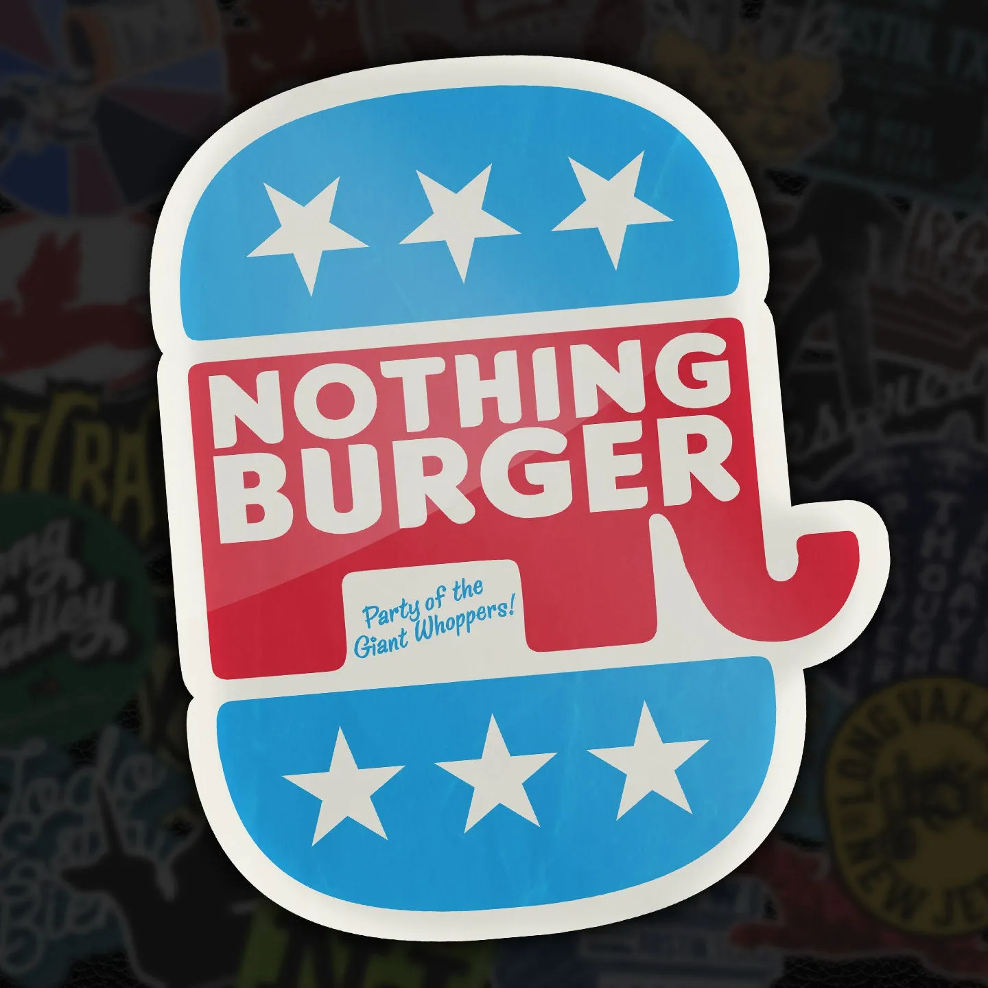Nothing Burger Sticker Pack
