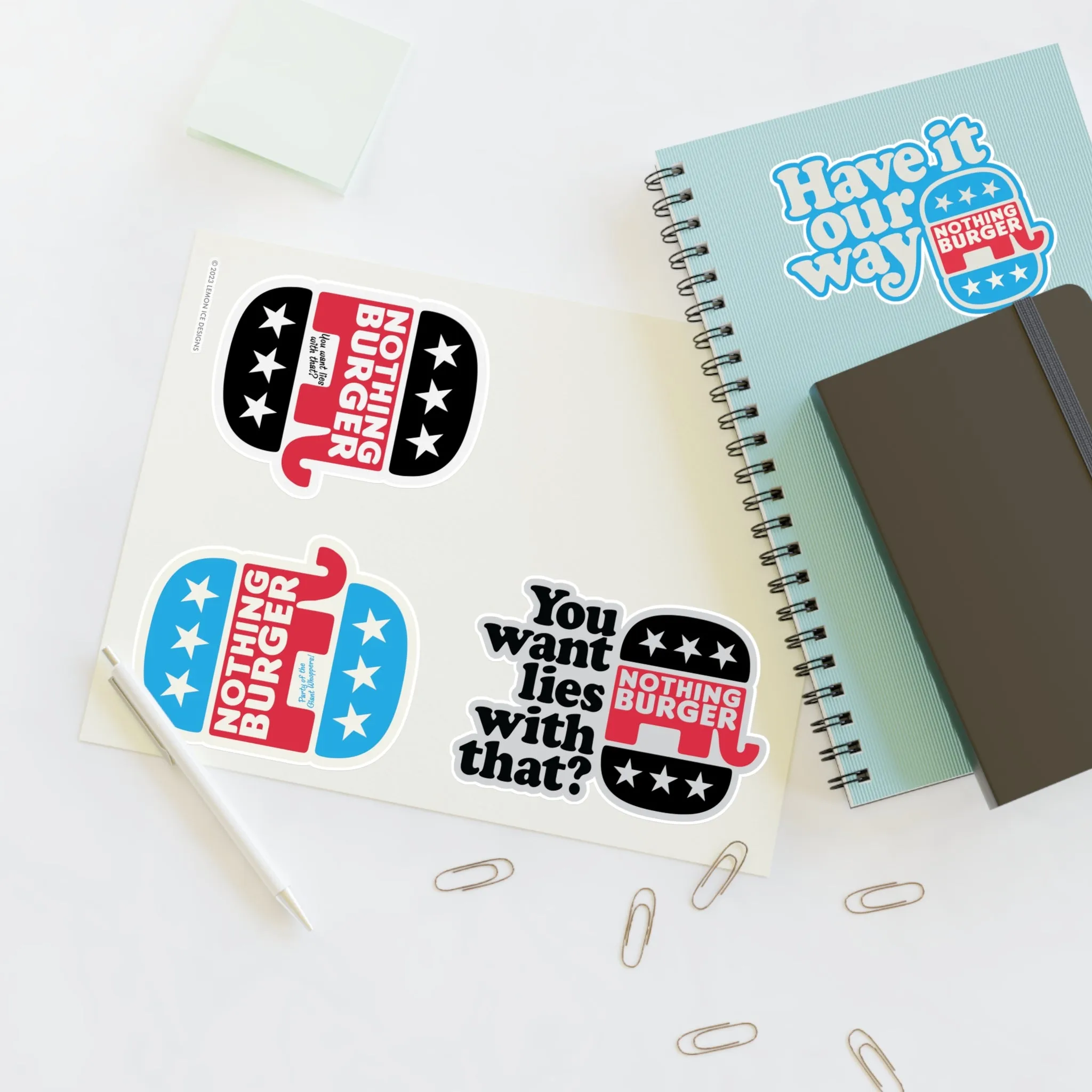 Nothing Burger Sticker Pack