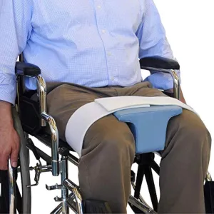 NYOrtho Abduction Wedge Knee Separator - Soft Hip Block Strap Separating Knees Surgery - Contoured Knee Pillow Sciatica Relief - Spine Alignment -Pain Leg - Nerve