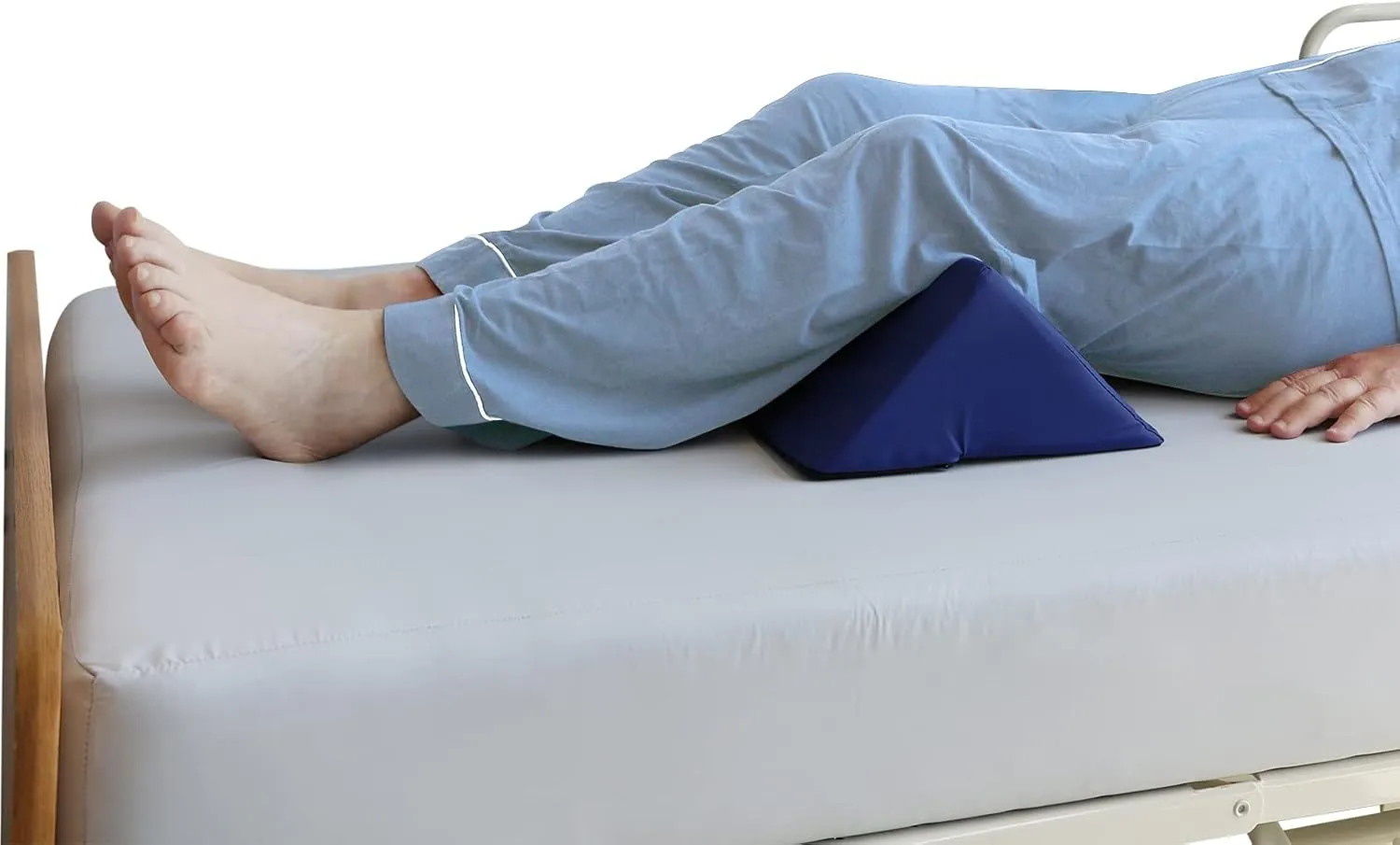 NYOrtho Positioning Wedge Pillow Support - Wipe Clean Water Resistant Alignment for Elderly Side Sleepers