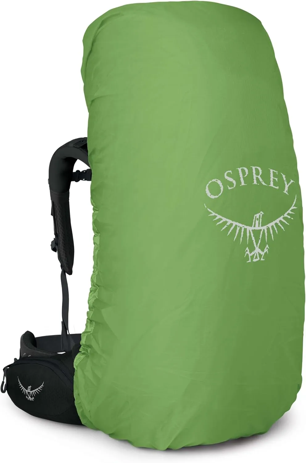 Osprey Aether 65L Men's Backpacking Backpack, Garlic Mustard Green, S/M, Extended Fit