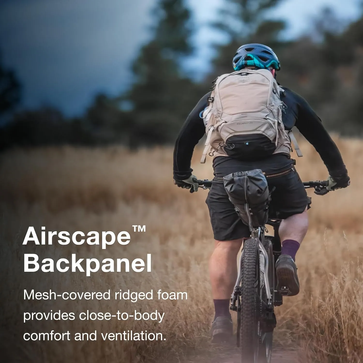 Osprey Escapist 30L Biking Backpack, Black, Small/Medium