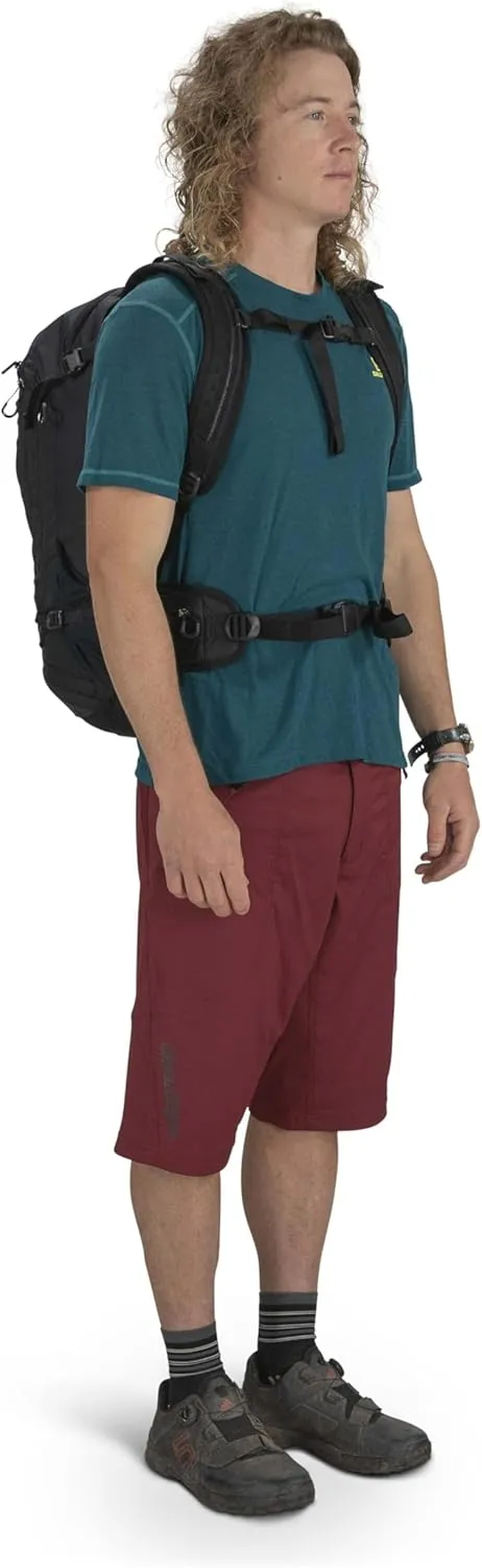 Osprey Escapist 30L Biking Backpack, Black, Small/Medium