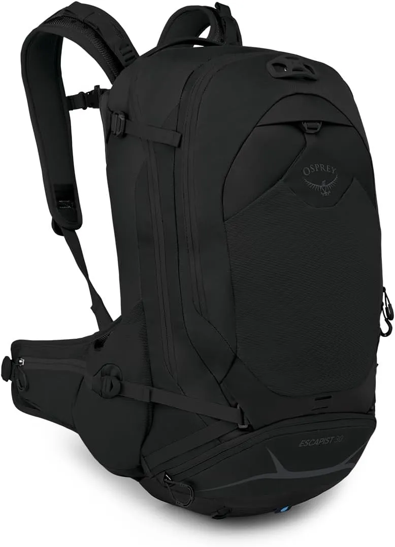 Osprey Escapist 30L Biking Backpack, Black, Small/Medium