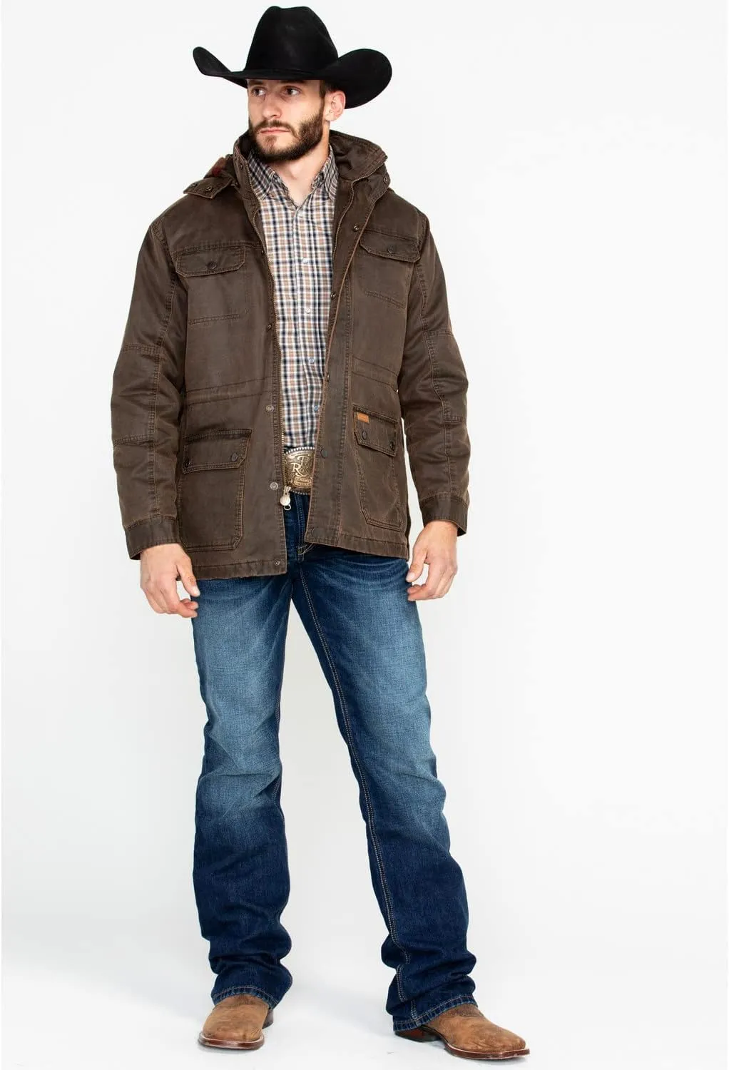 Outback Trading Company Men's Langston Warm Water-Resistant Canyonland Outerwear Casual Western Jacket