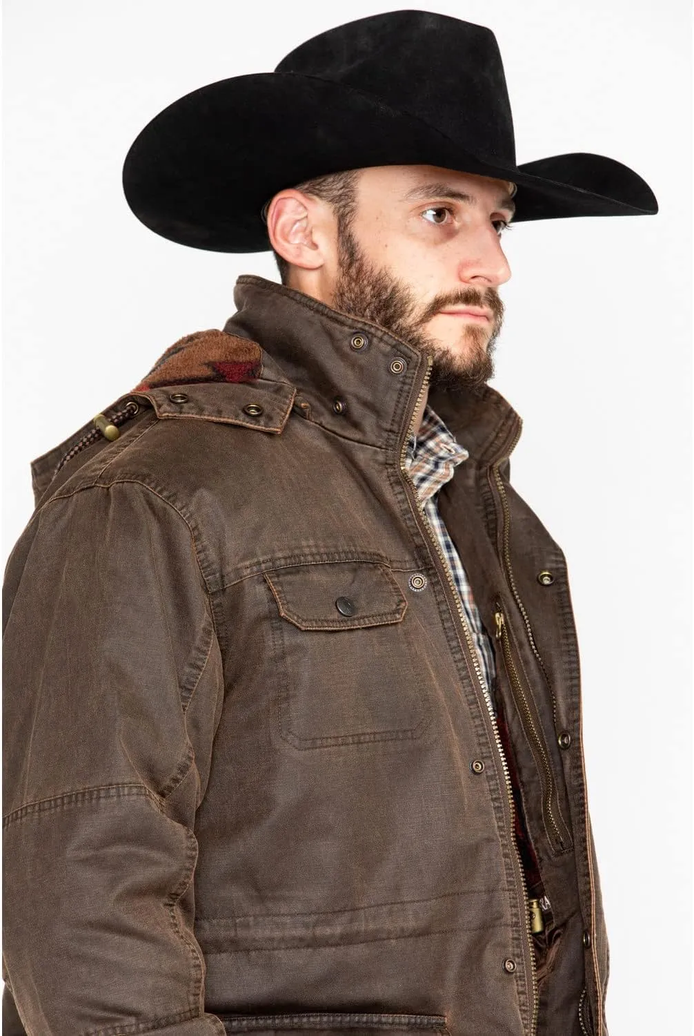 Outback Trading Company Men's Langston Warm Water-Resistant Canyonland Outerwear Casual Western Jacket