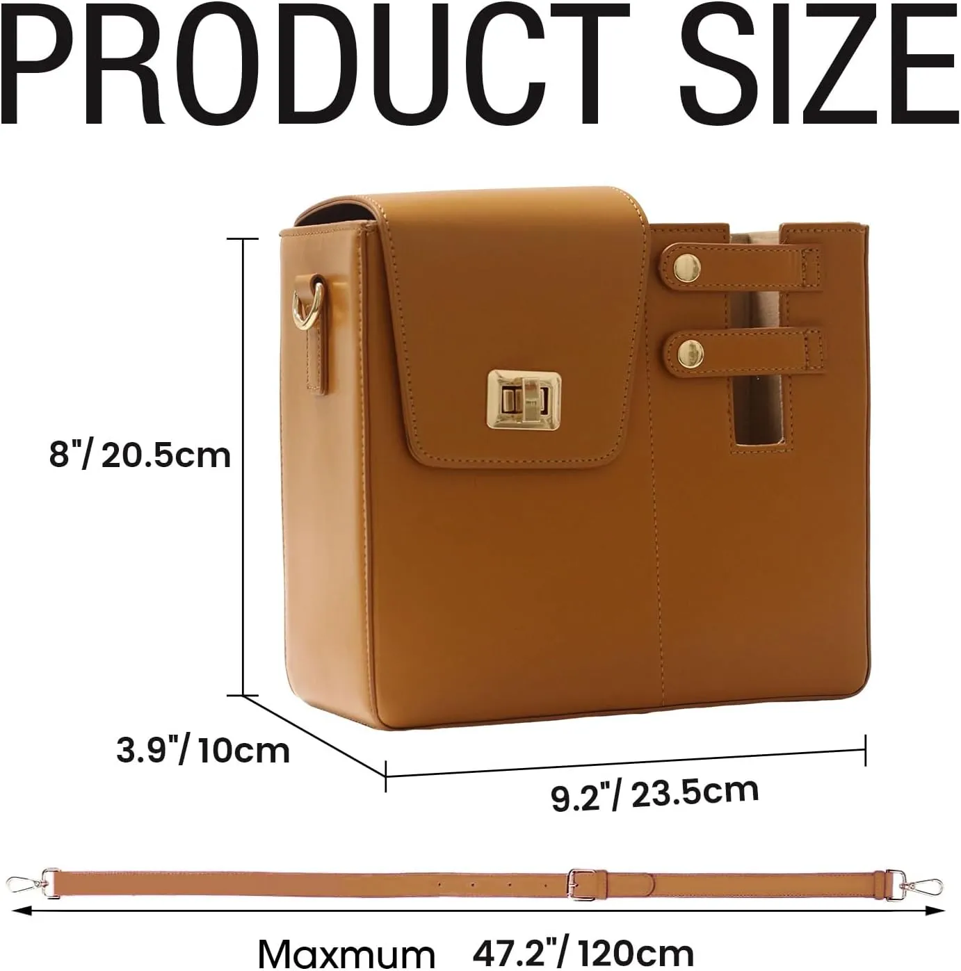 Outdoor Portable Crossbody Water Cup Storage Bag, Shoulder Bag with Sports Water Bottle Holder for Stanley Cup Purse