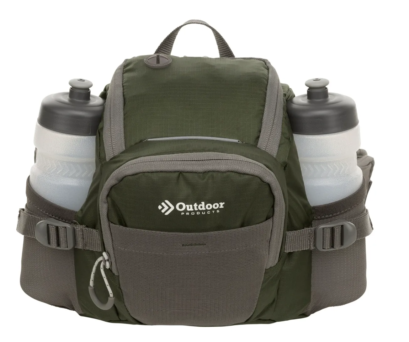 Outdoor Products 8.5 Ltr Waist Pack Fanny Pack on Waist, Green, Unisex, Polyester Zipper