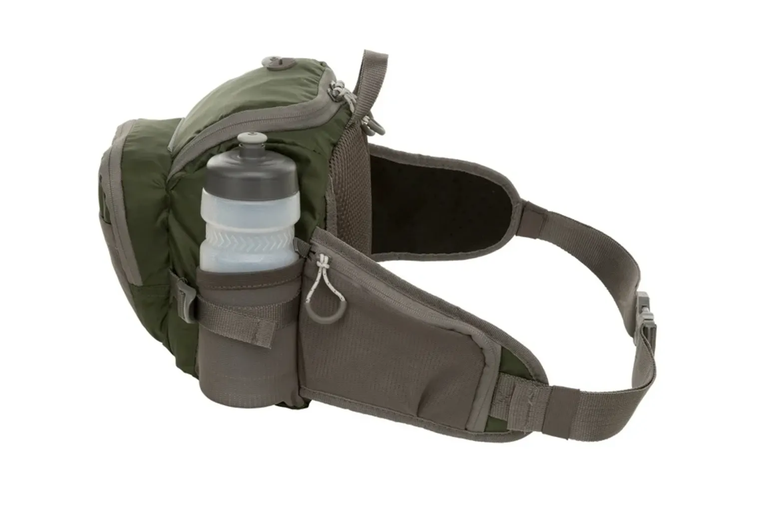 Outdoor Products 8.5 Ltr Waist Pack Fanny Pack on Waist, Green, Unisex, Polyester Zipper