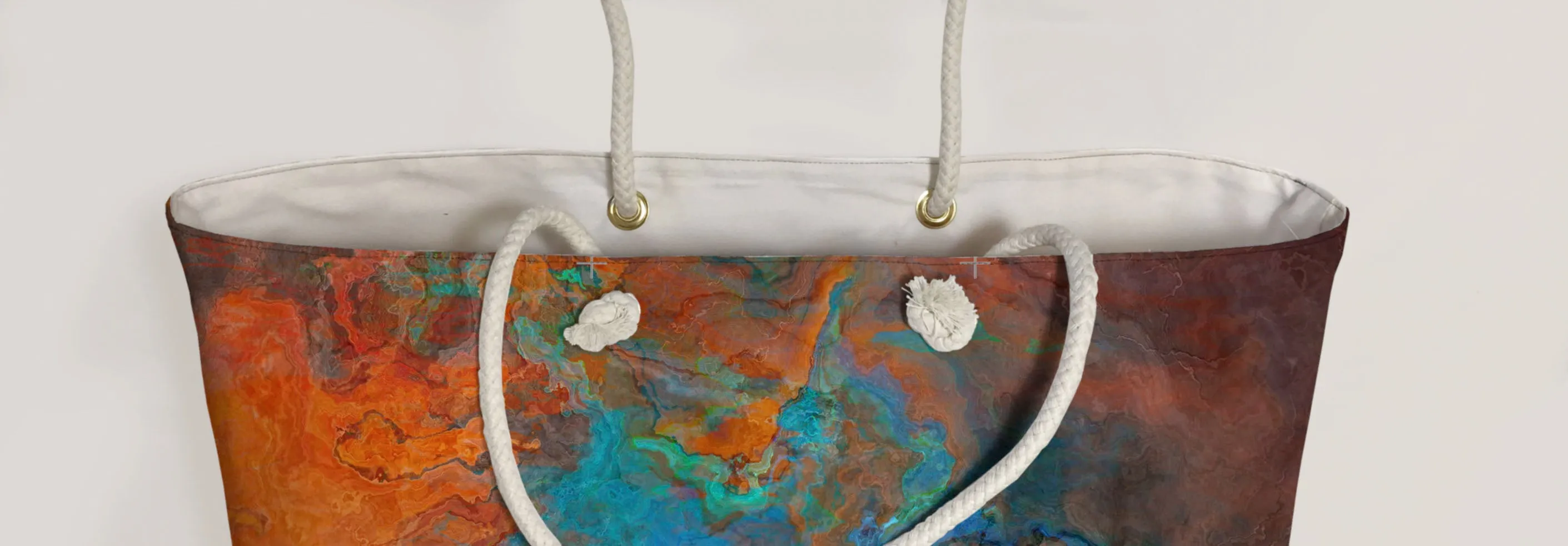 Oversized Tote, Desert Fusion