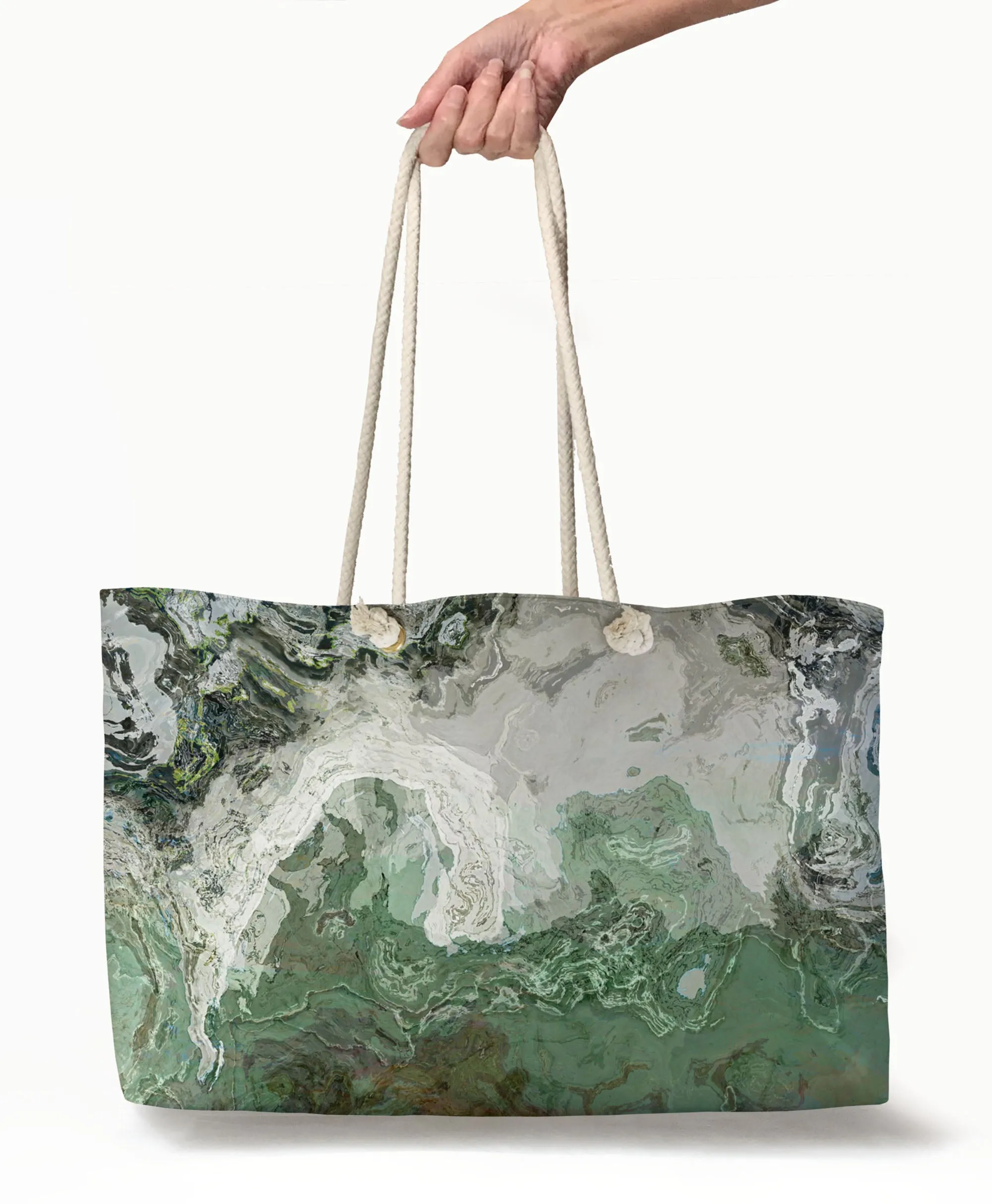 Oversized Tote, River Wind