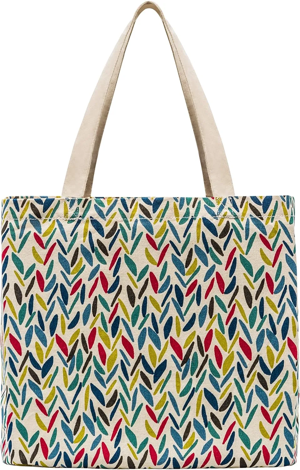 PLANET E Made in USA Reusable Cotton Canvas Shoulder Tote Grocery Shopping Bags