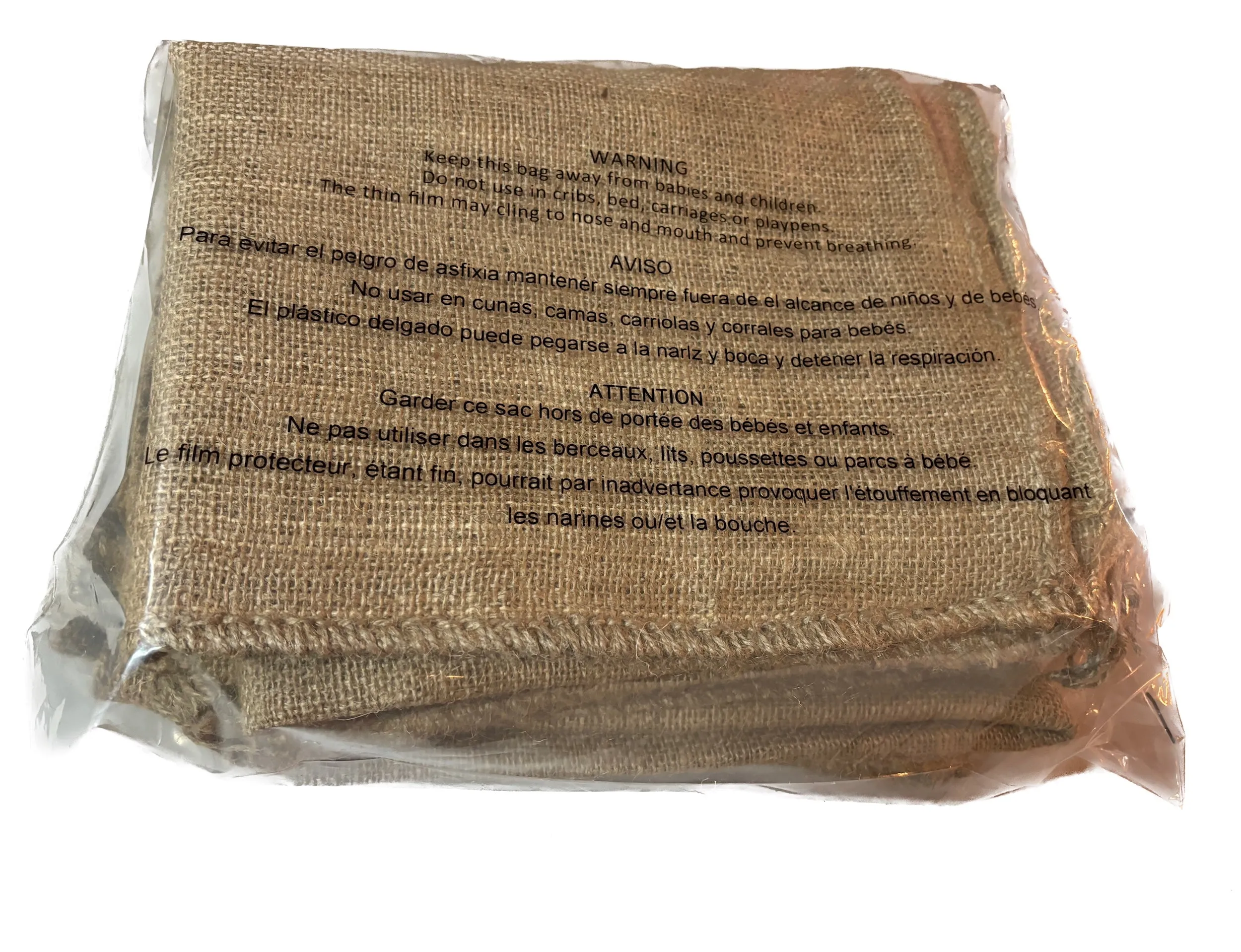 PNP Jute 4 Pack 40"x24" Heavy-Duty Classic Burlap Race Bags for Kids and Adults