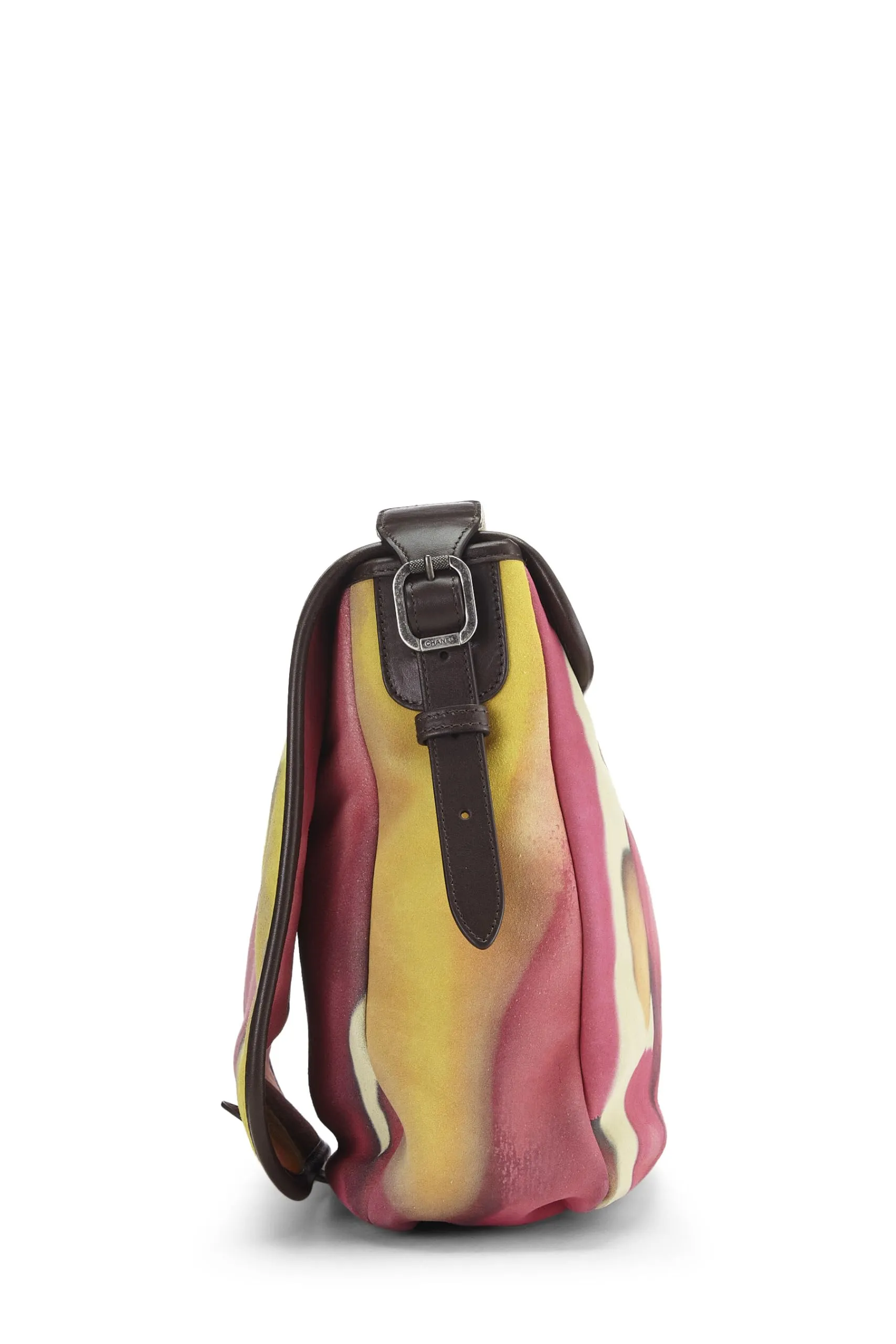 Power Messenger, Suede Practical Chanel, Multi Multicolor Flower Risk-free 