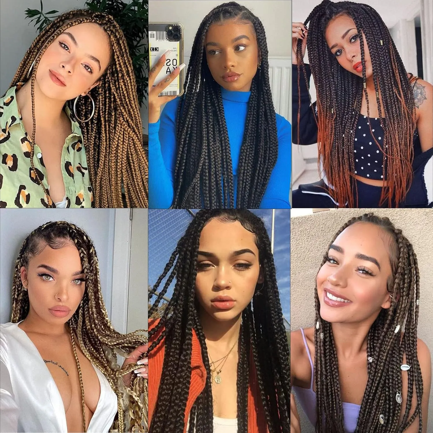Pre-stretched Braiding Hair - 24 Inch 8 Packs Dark Brown Long Braiding Hair For Twist or Box Braids, Yaki Texture Hot Water Setting Synthetic Braiding Hair Extensions (24 Inch, #2-8P)