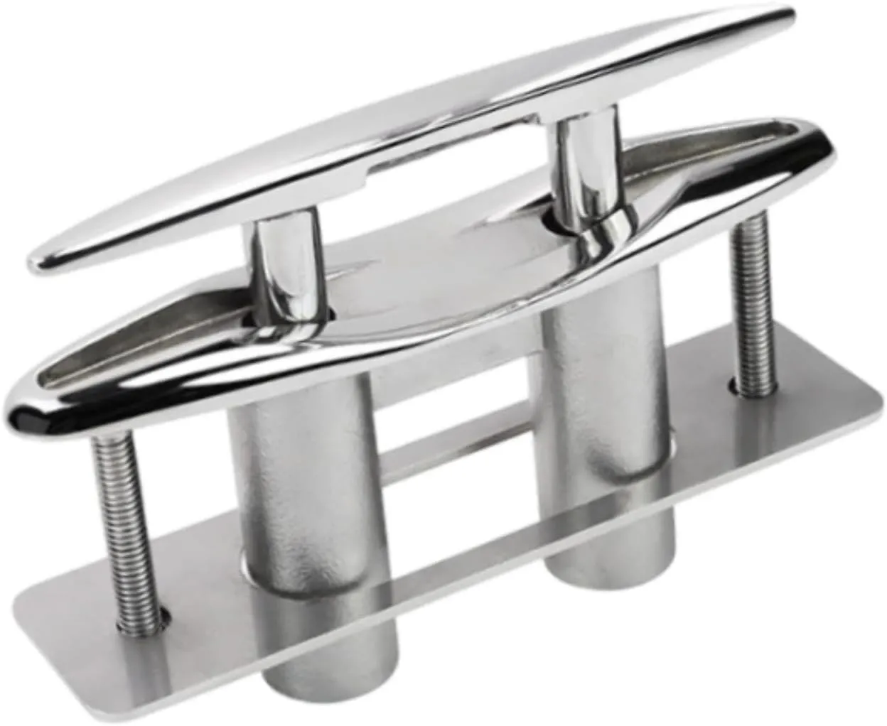 Pull up Flush Mount Boat Cleat Marine Dock Deck Cleat Heavy Duty for Pontoons Utility Boats Universal 316 Stainless Steel