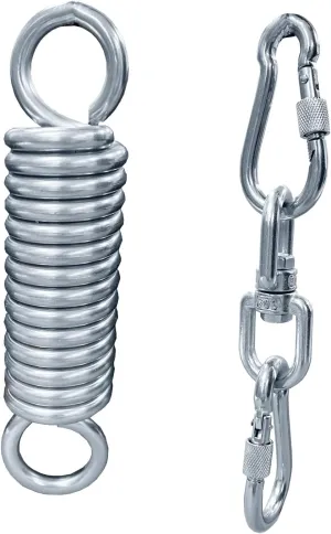 Punching Bag Hanger, Heavy Duty Boxing Punching Bag Hanger,360° Rotational Heavy Bag Punching Bag Wall Mount W/Carabiners Spring for Heavy Bag, Gym Swing, Trapeze, Hammock:WLL-500Lbs