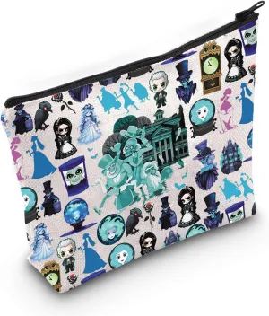 PXTIDY H Horror M Role Makeup Bag H Movie Lover Gift Welcome Mortals Foolish Zipper Bag Halloween Party Gift