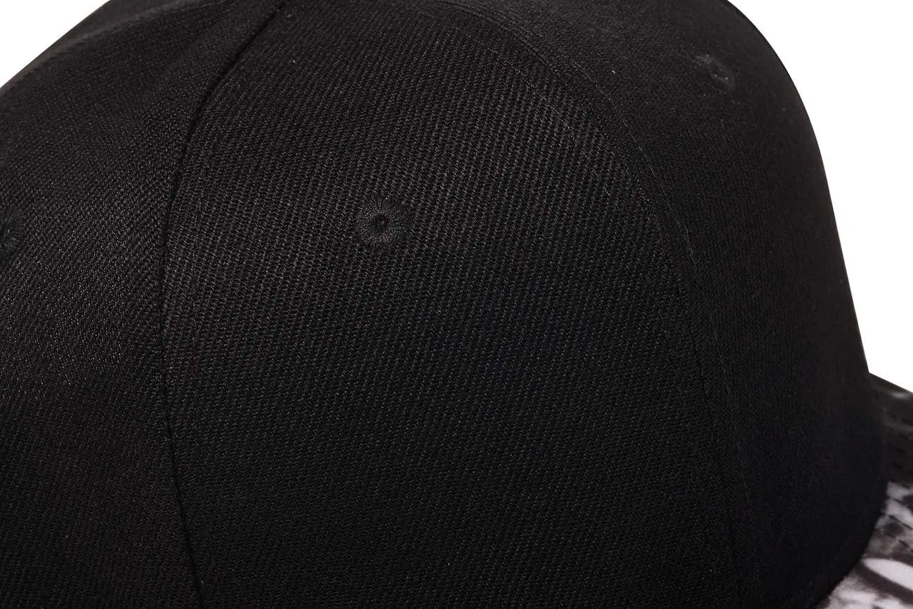 Quanhaigou Adjustable Snapback Hat for Men Women,Unisex Hip Hop Baseball Cap Flat Bill Brim Dad Hats