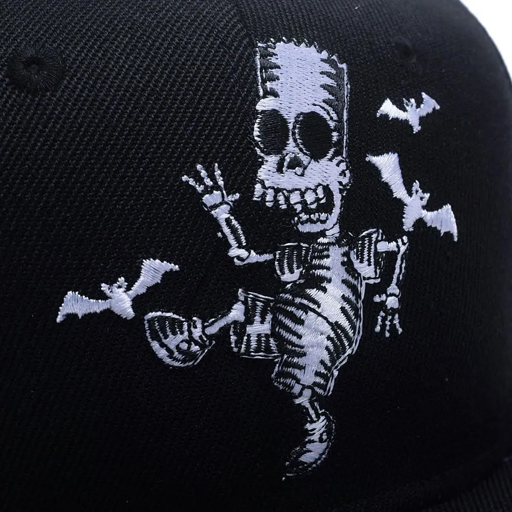 Quanhaigou Adjustable Snapback Hat for Men Women,Unisex Hip Hop Baseball Cap Flat Bill Brim Dad Hats