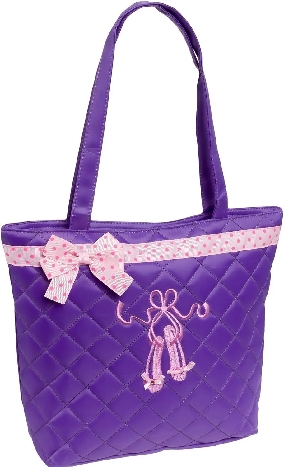 Quilted Dance Ballet Slippers Tote Bag