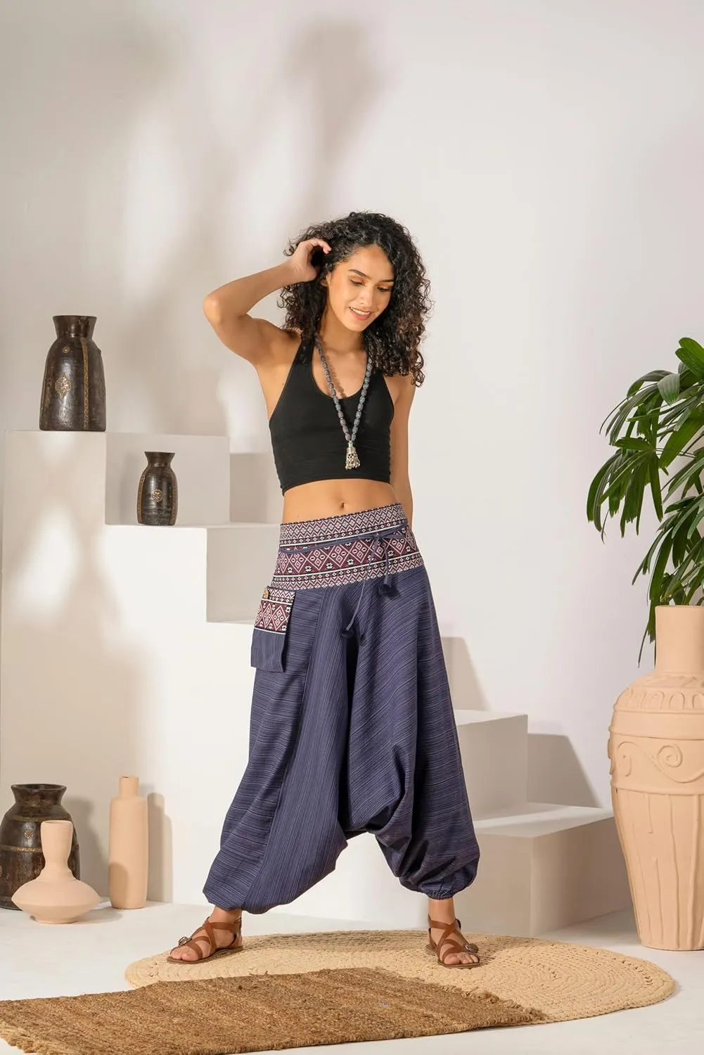 Rave Clothes for Women Palazzo Pants, Dance Yoga Pants Comfy Lounge Pants shamanic Clothing Women