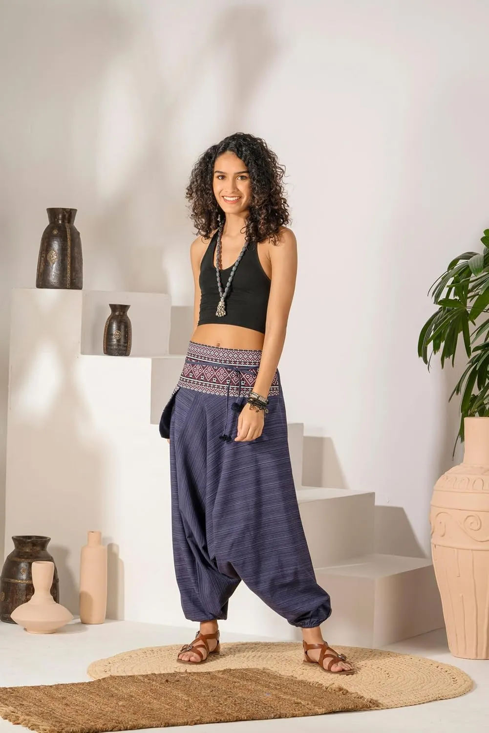 Rave Clothes for Women Palazzo Pants, Dance Yoga Pants Comfy Lounge Pants shamanic Clothing Women