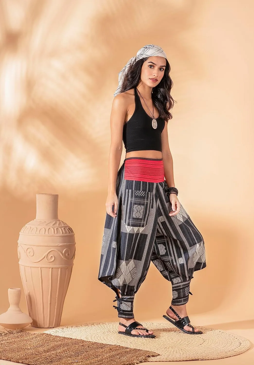 Rave Clothes for Women Palazzo Pants, Dance Yoga Pants Comfy Lounge Pants shamanic Clothing Women