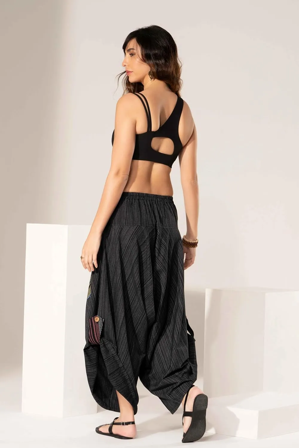 Rave Clothes for Women Palazzo Pants, Dance Yoga Pants Comfy Lounge Pants shamanic Clothing Women