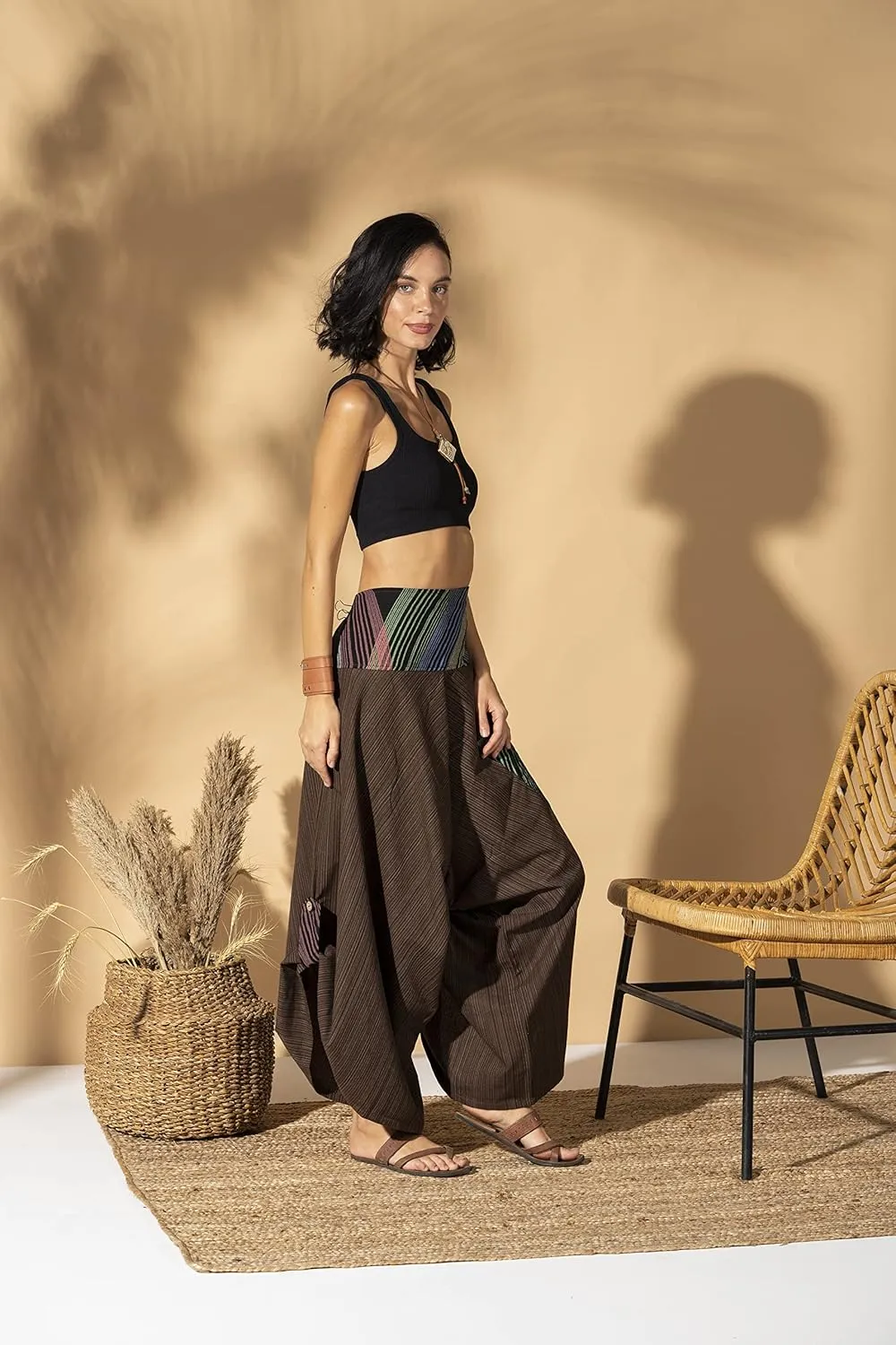 Rave Clothes for Women Palazzo Pants, Dance Yoga Pants Comfy Lounge Pants shamanic Clothing Women
