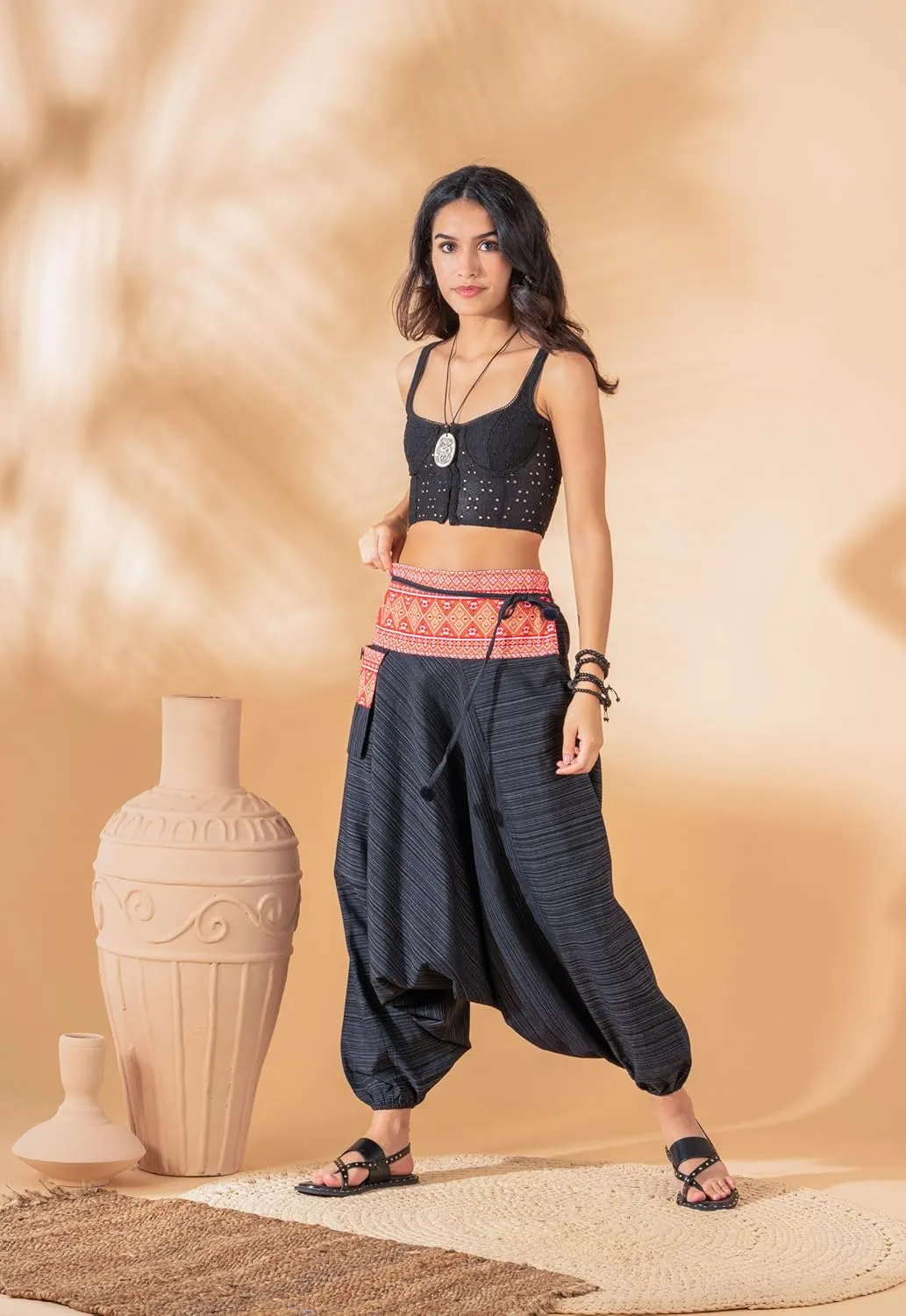 Rave Clothes for Women Palazzo Pants, Dance Yoga Pants Comfy Lounge Pants shamanic Clothing Women