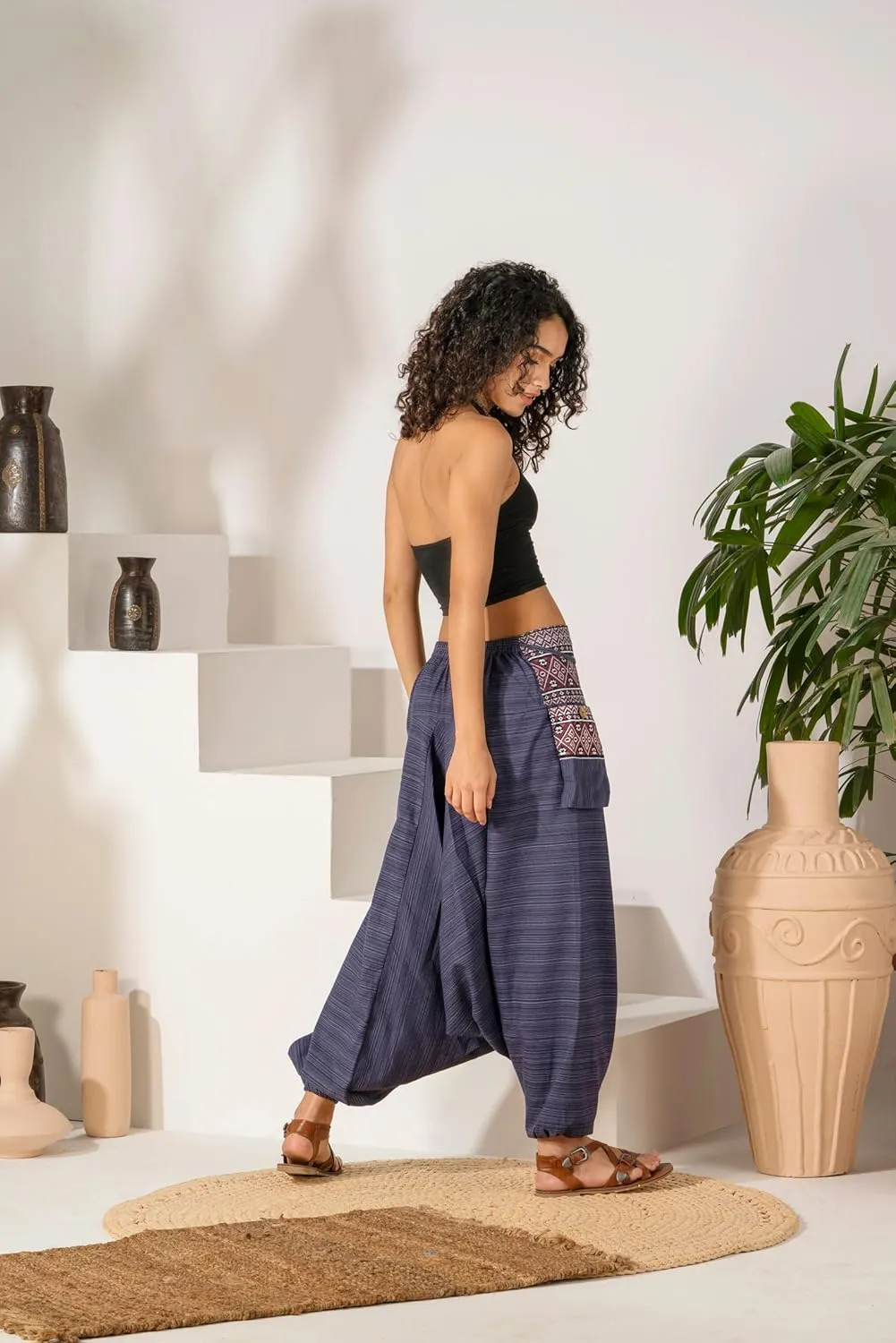 Rave Clothes for Women Palazzo Pants, Dance Yoga Pants Comfy Lounge Pants shamanic Clothing Women