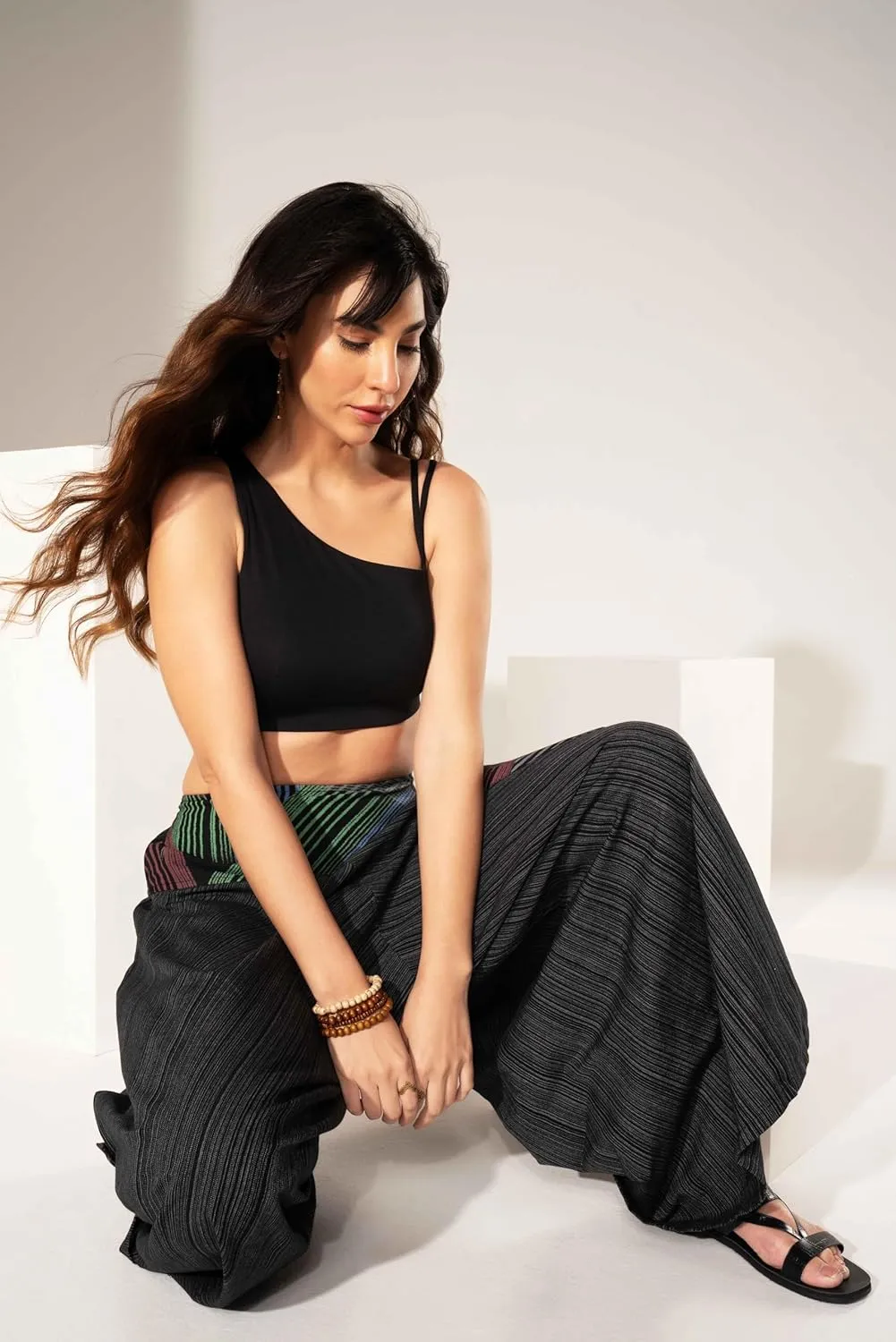 Rave Clothes for Women Palazzo Pants, Dance Yoga Pants Comfy Lounge Pants shamanic Clothing Women
