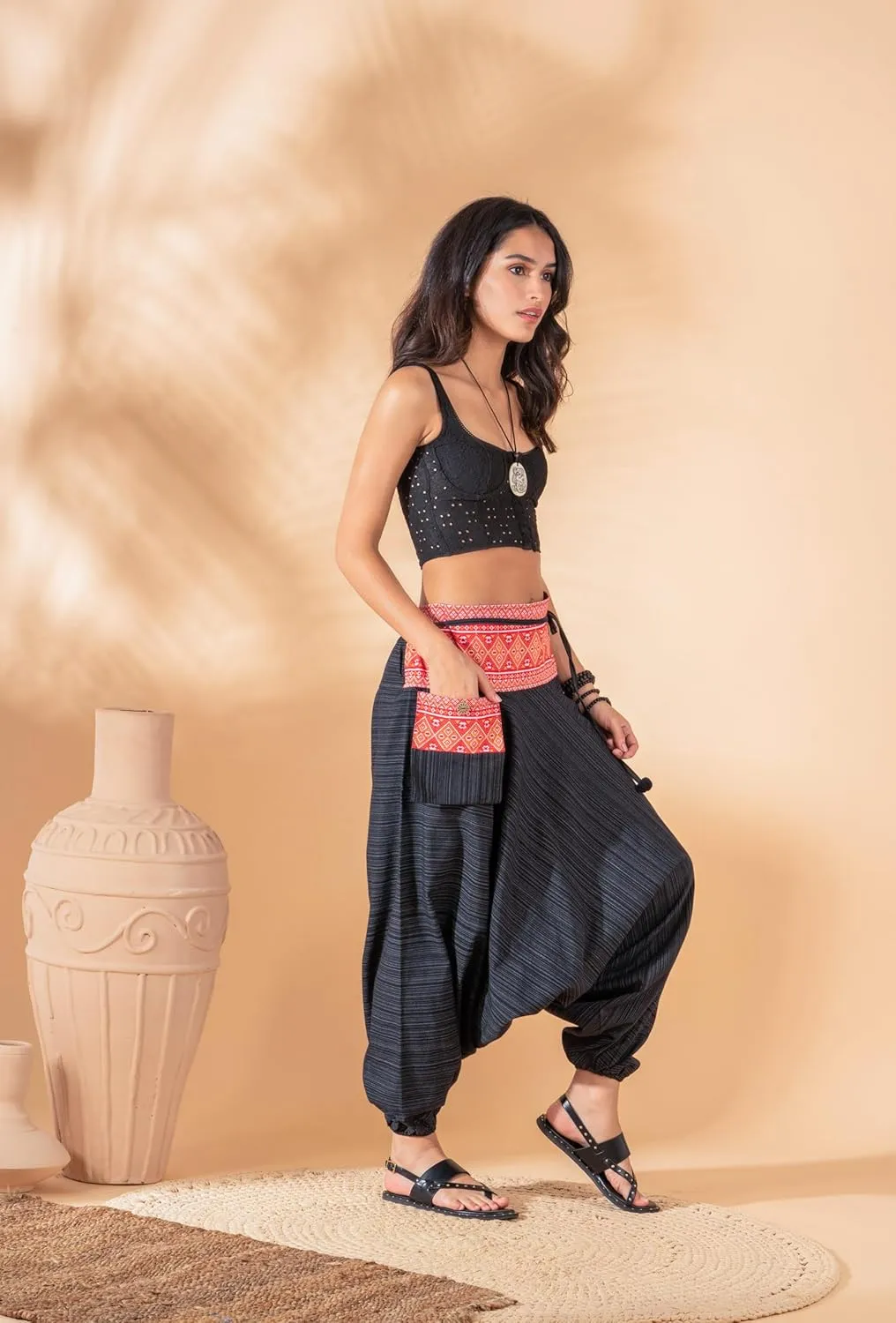 Rave Clothes for Women Palazzo Pants, Dance Yoga Pants Comfy Lounge Pants shamanic Clothing Women