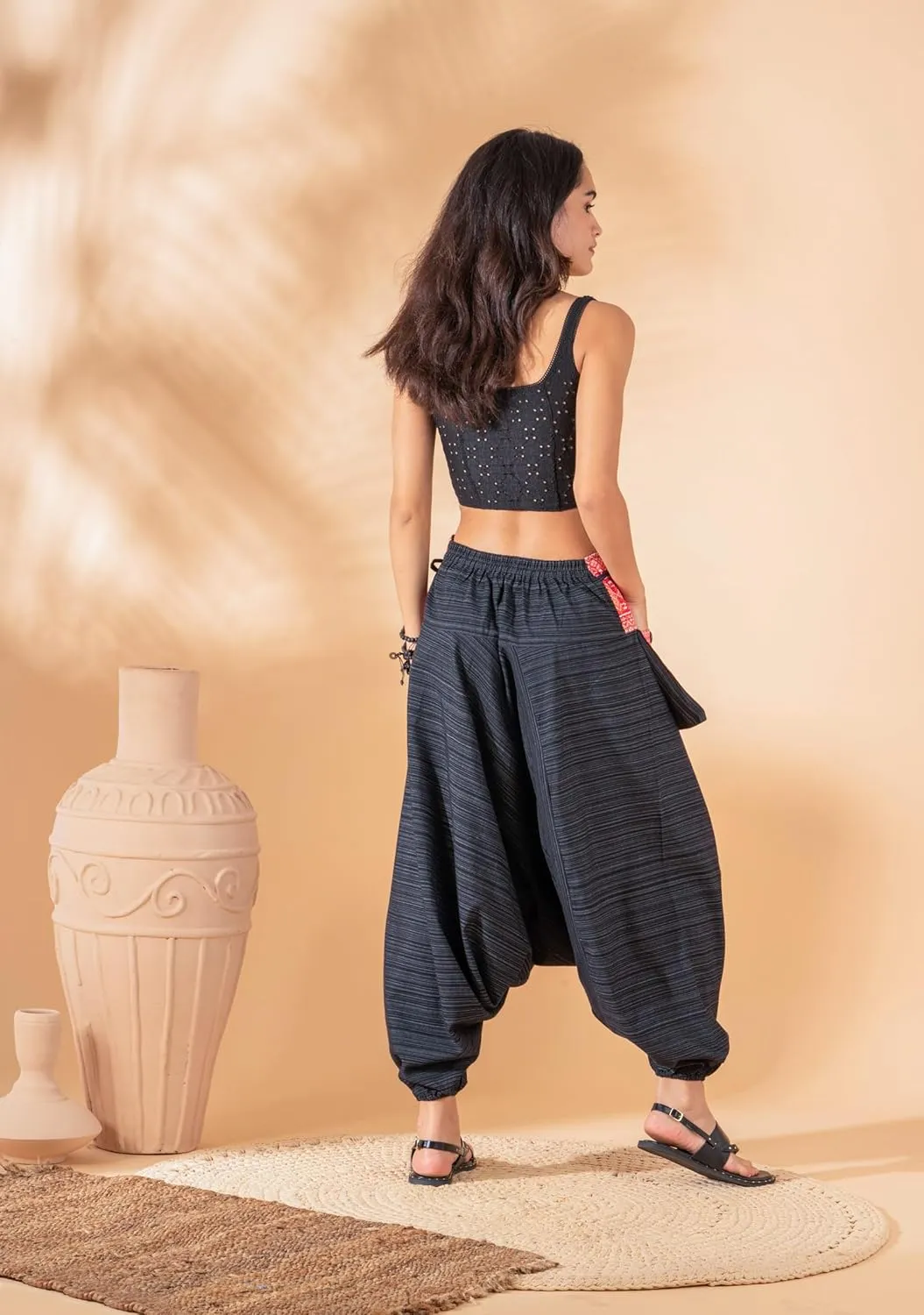 Rave Clothes for Women Palazzo Pants, Dance Yoga Pants Comfy Lounge Pants shamanic Clothing Women
