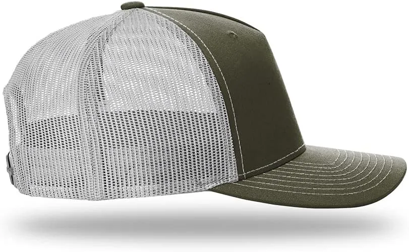 Richardson 112FP & 112PFP Classic Fit Five-Panel Adjustable Snapback Trucker Cap | OSFM | Bulk Packs Available