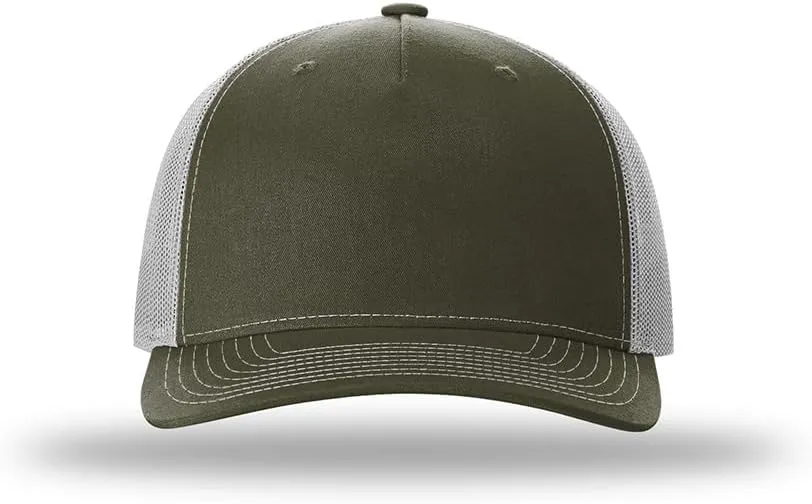 Richardson 112FP & 112PFP Classic Fit Five-Panel Adjustable Snapback Trucker Cap | OSFM | Bulk Packs Available