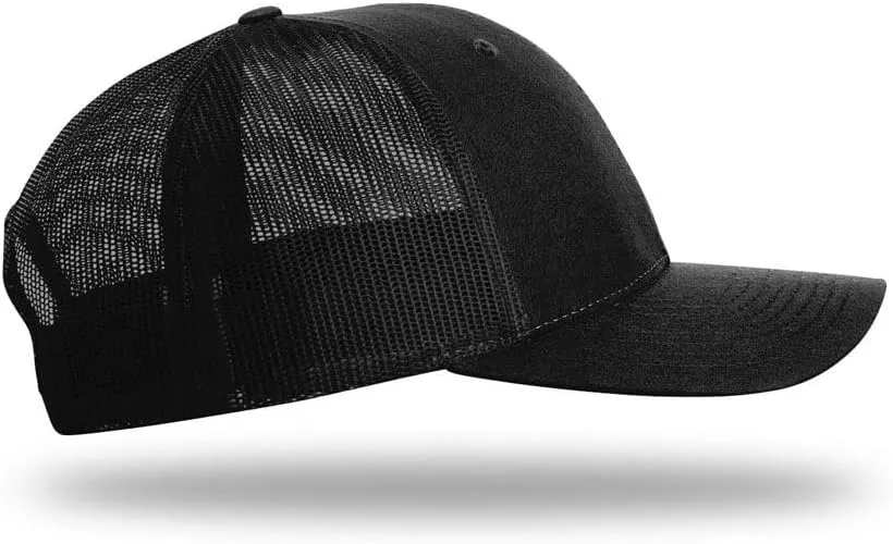 Richardson 115 Classic Low-Profile Design Adjustable Snapback Trucker Cap | Bulk Packs Available