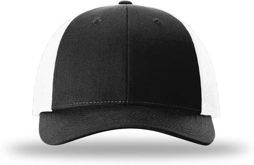 Richardson 115 Classic Low-Profile Design Adjustable Snapback Trucker Cap | Bulk Packs Available