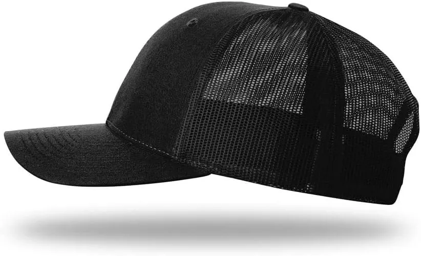 Richardson 115 Classic Low-Profile Design Adjustable Snapback Trucker Cap | Bulk Packs Available