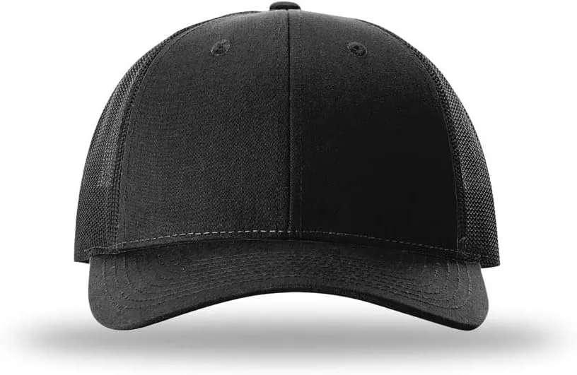 Richardson 115 Classic Low-Profile Design Adjustable Snapback Trucker Cap | Bulk Packs Available