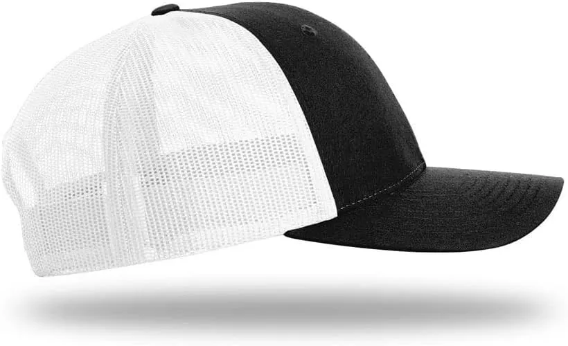 Richardson 115 Classic Low-Profile Design Adjustable Snapback Trucker Cap | Bulk Packs Available