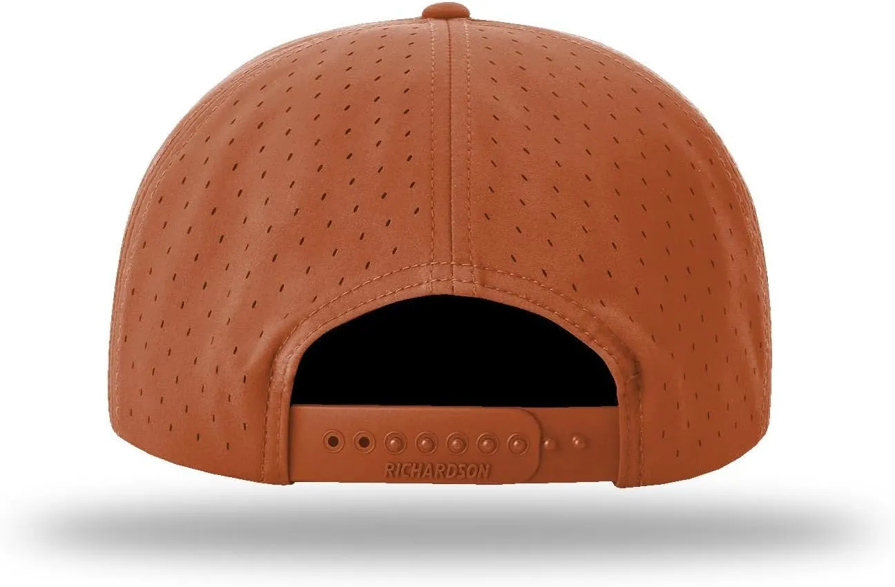 Richardson 169 Cannon 7-Panel Hi Profile & Laser Perforated w/Adjustable Snapback |Bulk Packs Available
