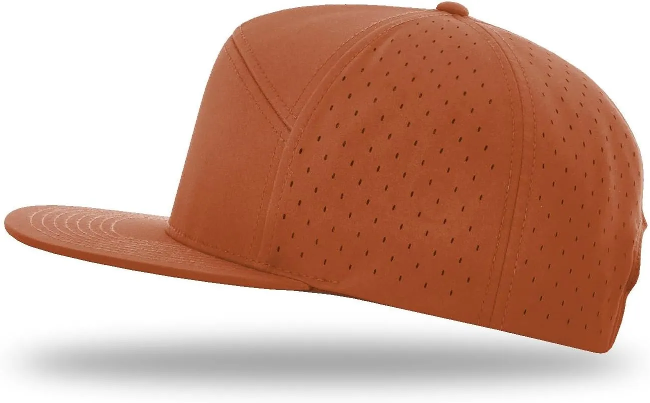 Richardson 169 Cannon 7-Panel Hi Profile & Laser Perforated w/Adjustable Snapback |Bulk Packs Available