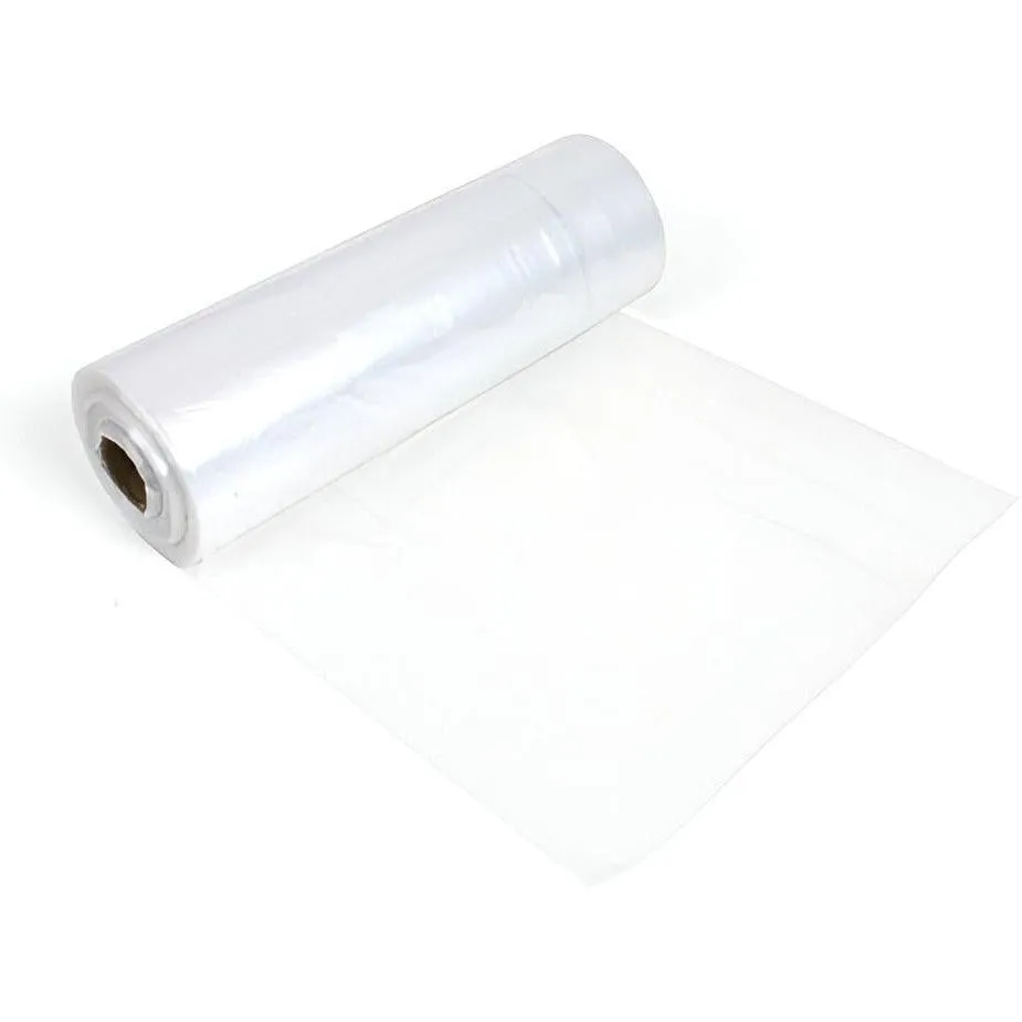 Ritesource - 10.5" x 20", 1.1 Mil 17 lbs Clear Roll Bags Heavy, 2rls/cs - C10207S